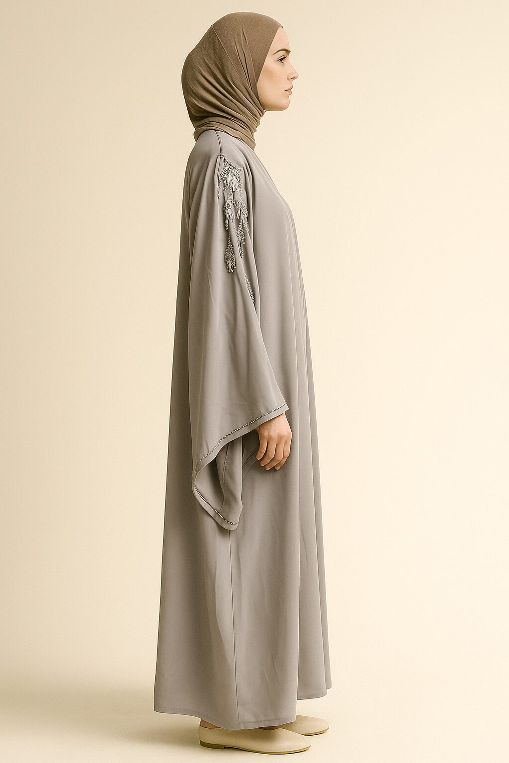 One-Piece Butterfly Abaya – Effortless Grace - Image 3